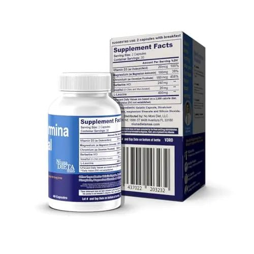 METFORMINA Natural - Weight Loss Aid and Metabolism Support - Dr Salomon, 60 Cap - TrustMedUSA