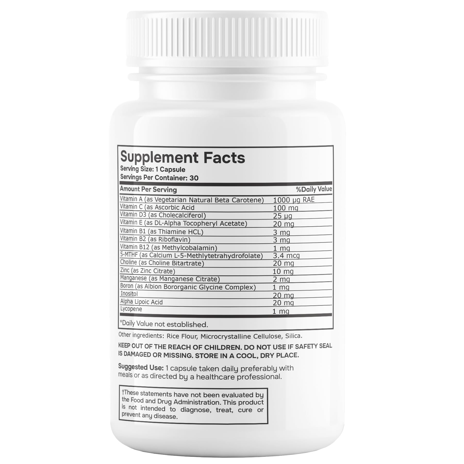 Methylfolate & Methylated Multivitamin - Maple Wellness Supplements
