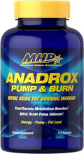 MHP Anadrox Pump & Burn, Nitric Oxide Fat Burning Inferno, 112 capsules - TrustMedUSA