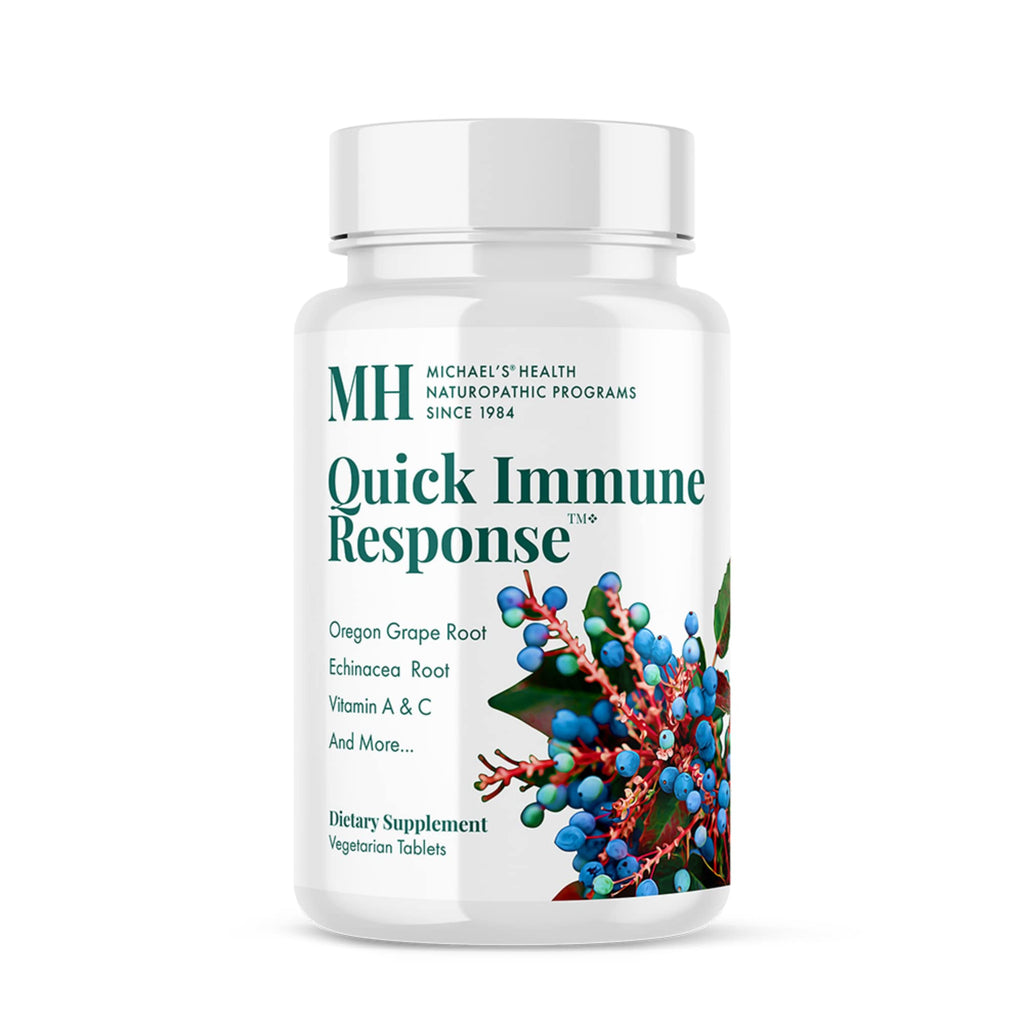 Michael's Health Naturopathic Programs Quick Immune Response - 60 Vegetarian Tablets - Immune System Support - With Vitamin A, Vitamin C & Zinc - 20 Servings - TrustMedUSA