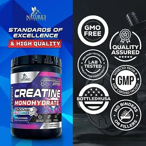 Micronized Creatine Monohydrate Powder - 100% Pure Unflavored Creatine Powder - TrustMedUSA