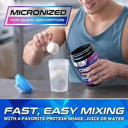Micronized Creatine Monohydrate Powder - 100% Pure Unflavored Creatine Powder - TrustMedUSA