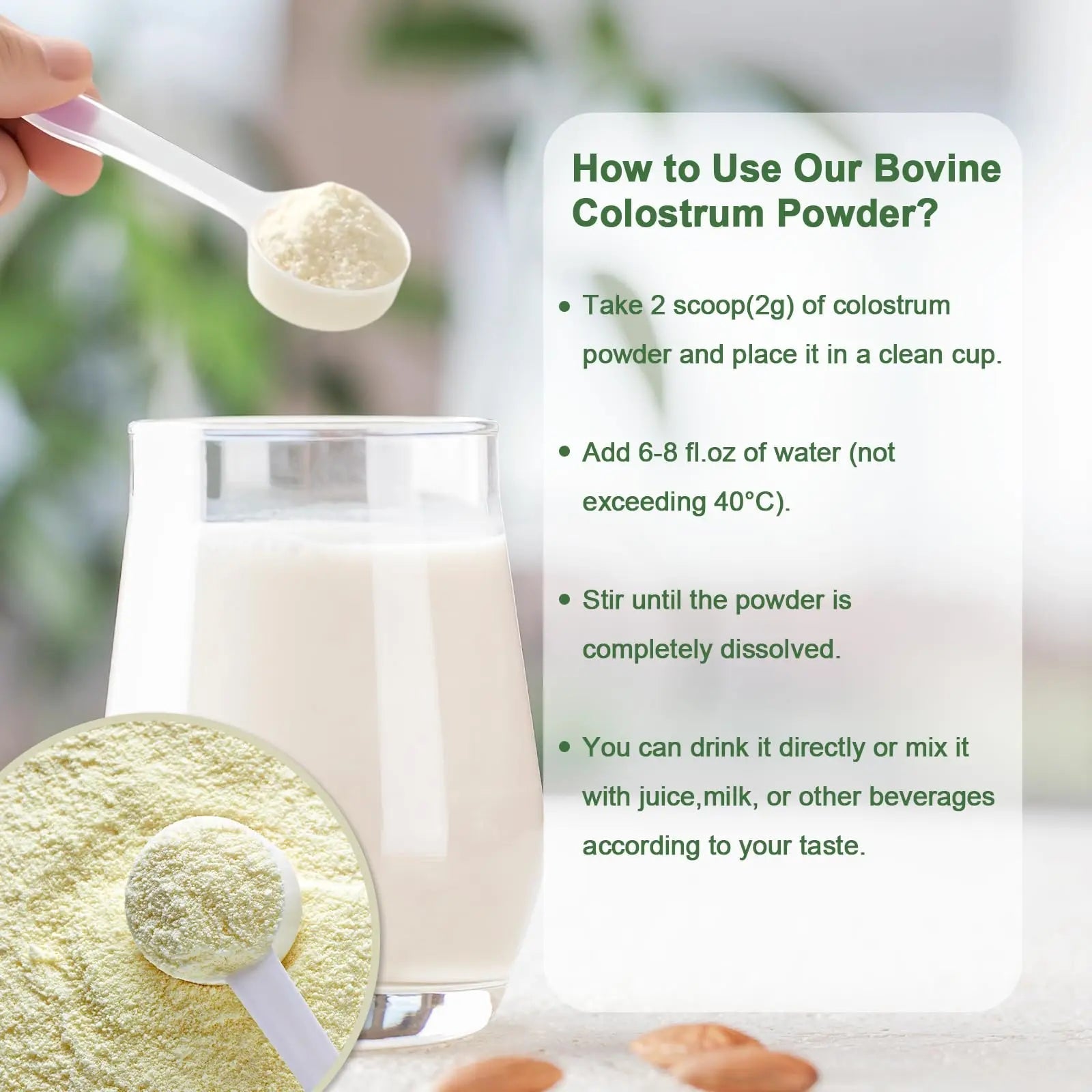 MICYDELAS Bovine Colostrum Supplement Powder 50% IgG Premium Bovine Colostrum for Gut Health Support, Immune Support, Muscle Recovery & Overall Wellness, Grass Fed, Non-GMO, Unflavored, 60 Servings - TrustMedUSA