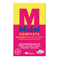 Midol Complete Menstrual Pain Relief Caplets, 40 Count - Provides Cramp, Headache, and Bloating Relief - Maple Wellness Supplements