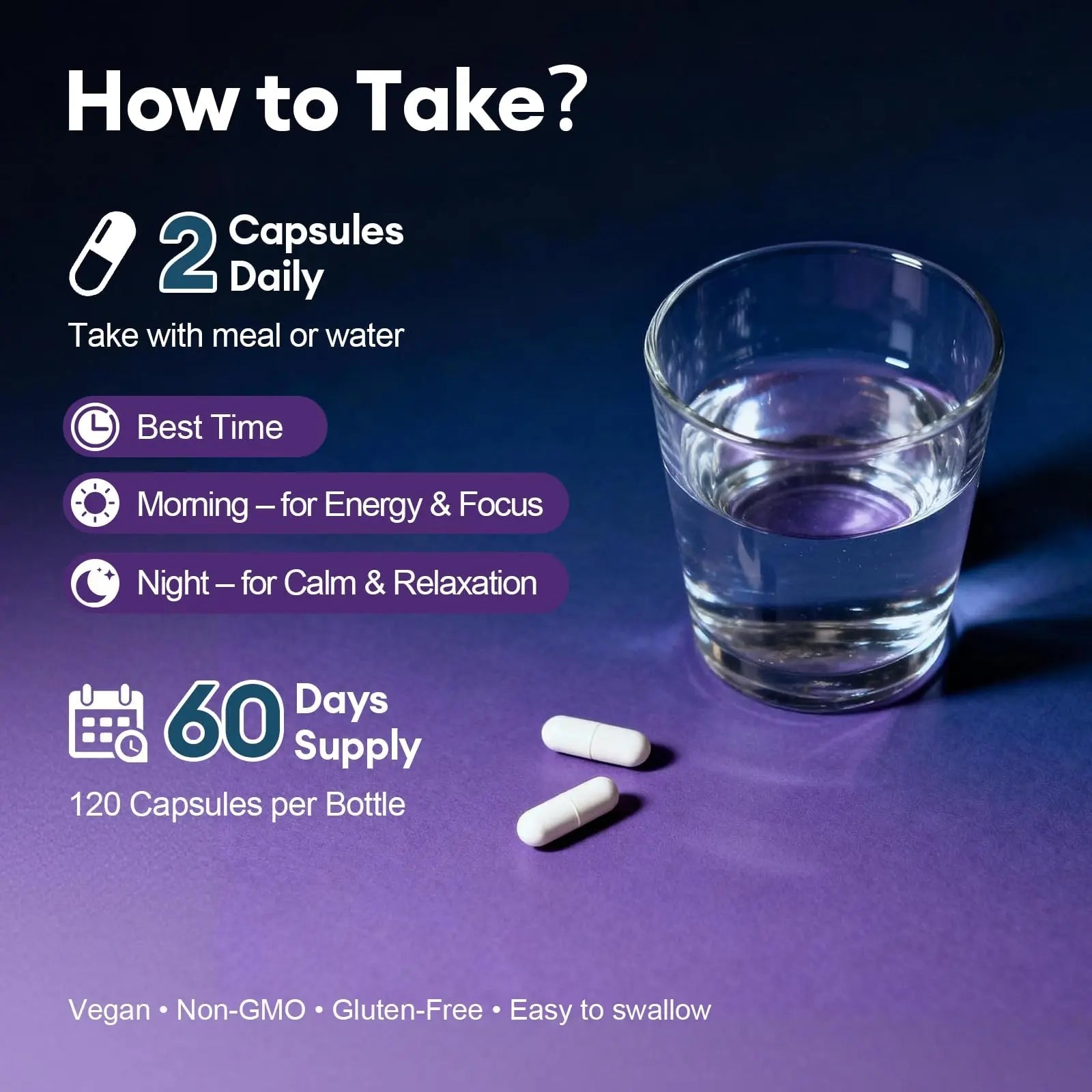 Migcopat Magnesium Complex w/Magnesium Glycinate, Malate, Citrate | 24-in-1 Magnesium Supplement w/Ashwagandha, L-Theanine & NAD+ | Supports Calm, Energy, Muscle & Sleep | Non-GMO, 120 Vegan Caps - TrustMedUSA