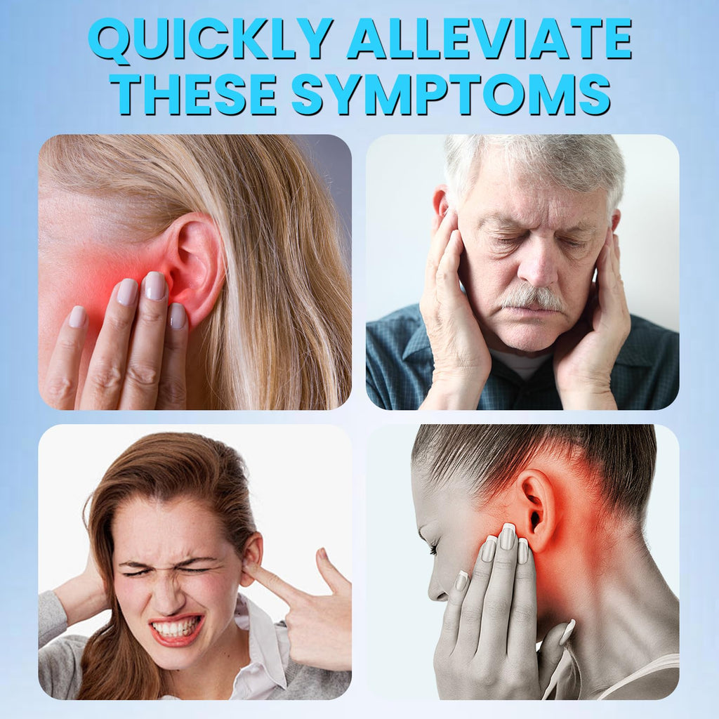 Migraine & Ear Pressure Relief Device | Tension Headache, Ear Ache & Airplane Pressure Relief | Drug-Free Migraine Relief Products Gift for Sufferers（Gray） - TrustMedUSA