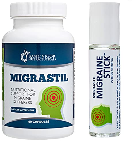 Migraine Stick & Migrastil Migraine Relief Capsules Bundle - TrustMedUSA
