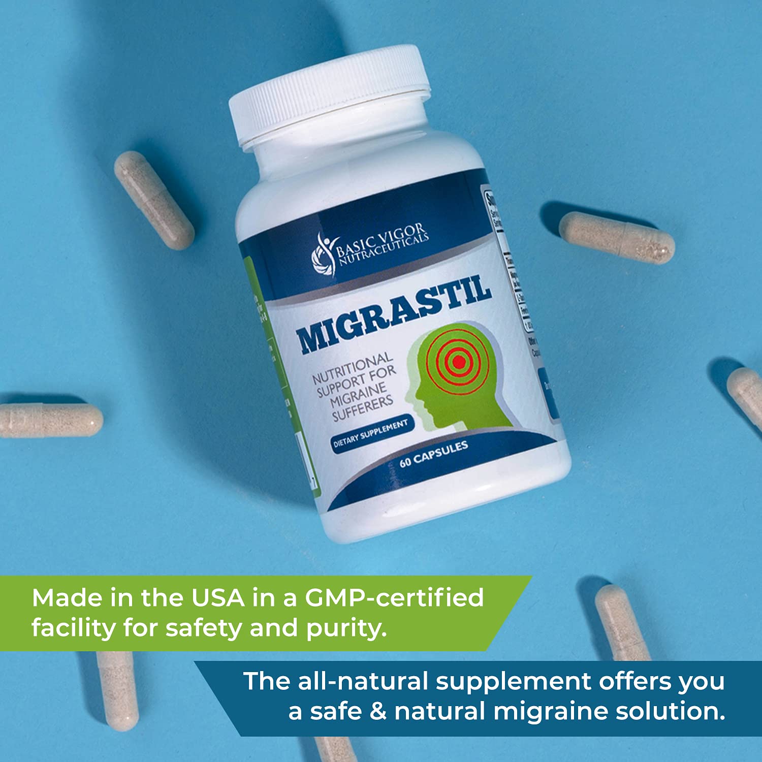 Migraine Stick & Migrastil Migraine Relief Capsules Bundle - TrustMedUSA