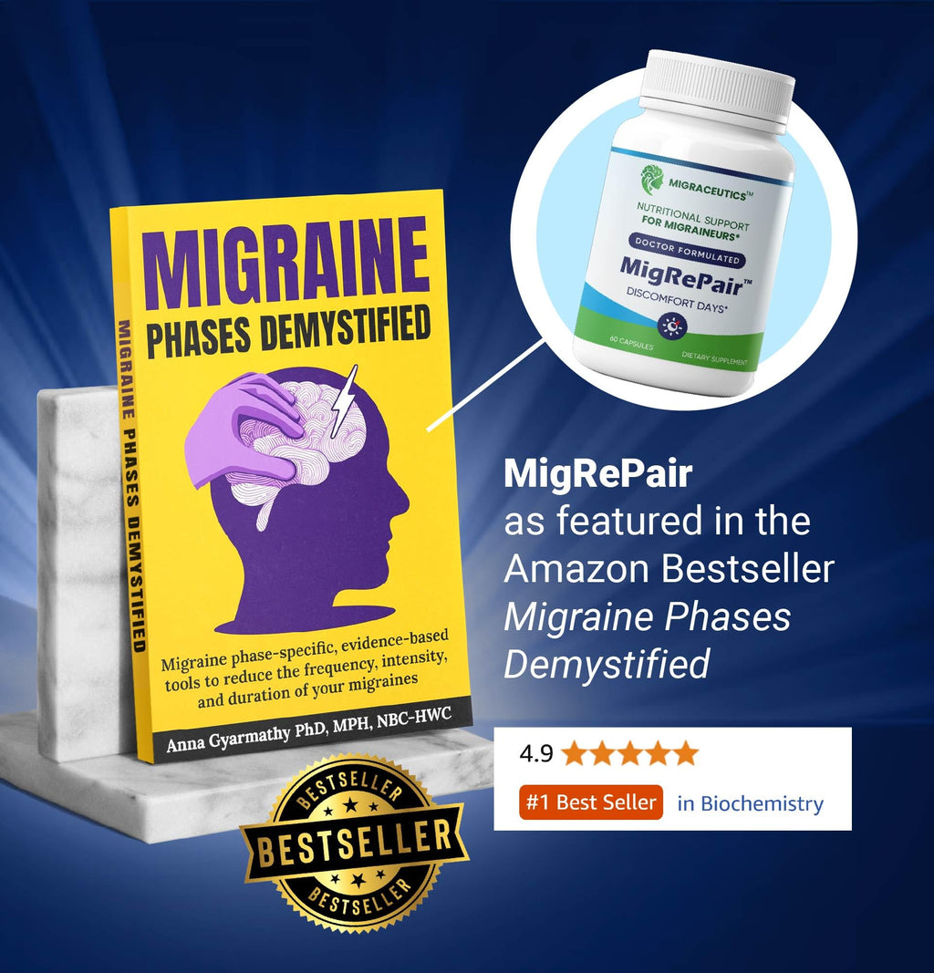 MigRePair | Doctor Formulated Natural Herbal Supplement for Migraine Relief Needs | Supports Relief During Migraine Discomfort (Ictal Phase) - TrustMedUSA