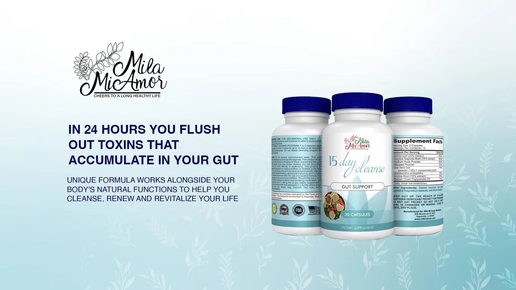 Milamiamor 15 Day Cleanse - Gut and Colon Support | Advanced Gut Cleanse Detox - TrustMedUSA