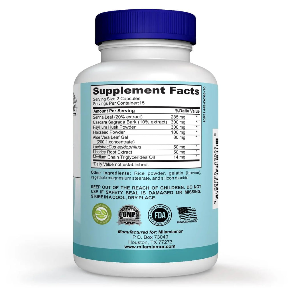 Milamiamor 15 Day Cleanse - Gut and Colon Support | Advanced Gut Cleanse Detox - TrustMedUSA