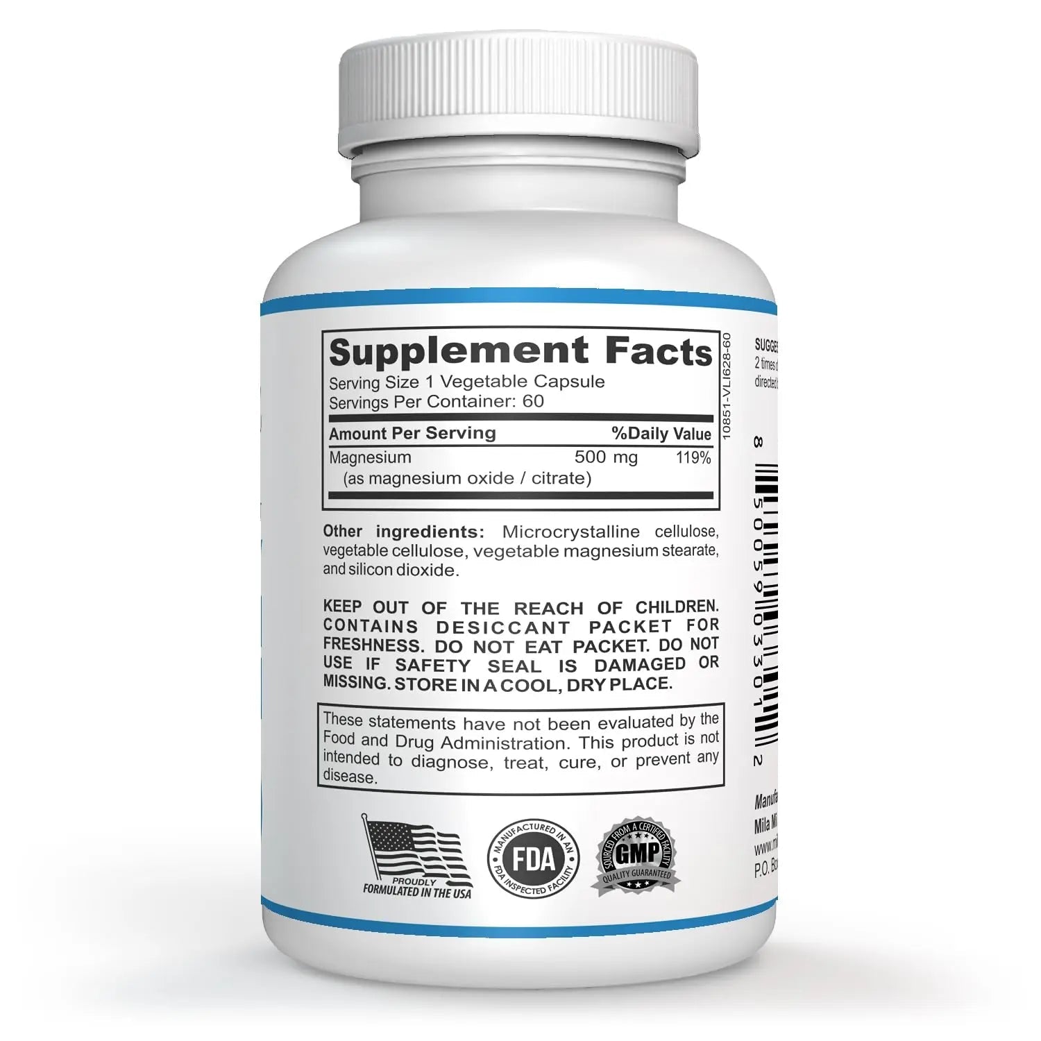 Milamiamor High Potency Magnesium | Whole Body Support | Heart, Nerve and Bone - TrustMedUSA