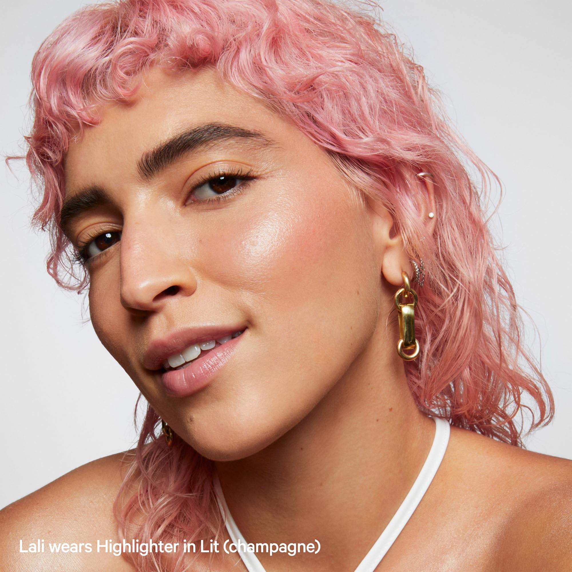 Milk Makeup Bronzer, Blush + Highlighter Set – Bronzer in Baked .19oz, Multi-Use Cream Blush + Lip Color in Werk (Dusty Rose) .21oz and Highlighter Stick in Lit (Champagne) .21oz – Hydrating Formulas - TrustMedUSA