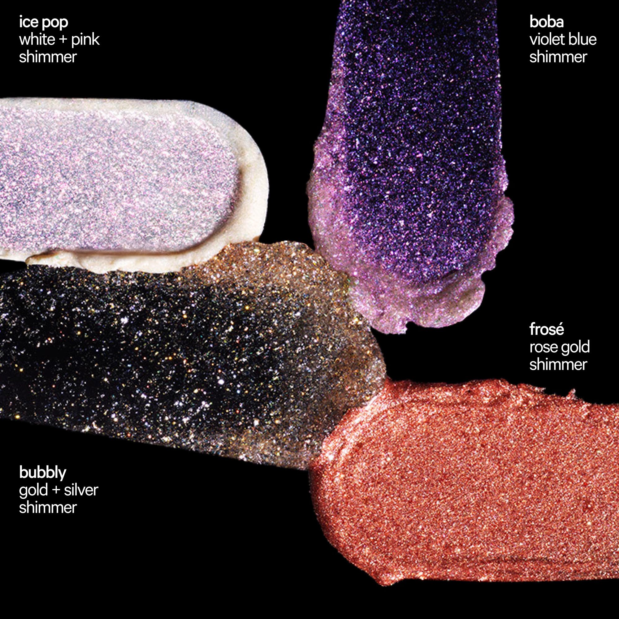 Milk Makeup Cooling Water Jelly Shimmer – Buildable Face + Body Highlighter Stick for Sheer Shimmery Glow – Long-Lasting, Hydrating, Glitter Free Formula – Boba (Violet Blue), 0.17oz - TrustMedUSA