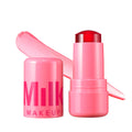 Milk Makeup Cooling Water Jelly Tint – Long-Lasting Sheer Lip + Cheek Stain with Firming Vegan Collagen + Hydrating Aloe – Transfer Proof, Buildable Lip Tint + Blush – Chill (Red), 0.17 oz - TrustMedUSA