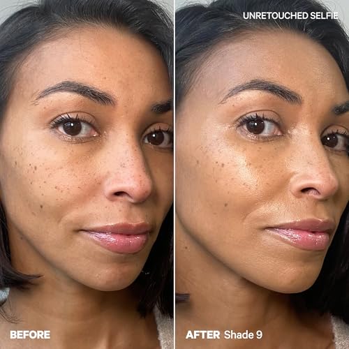 Milk Makeup Hydro Grip Hydrating Gel Skin Tint – 12HR Lightweight Buildable Coverage with Hyaluronic Acid for Natural Dewy Finish – Non-Comedogenic – 9 Medium Tan w/Warm Undertones, 1oz - TrustMedUSA