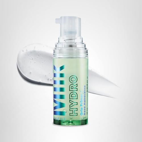 Milk Makeup Hydro Grip Primer with Hyaluronic Acid + Niacinamide – Hydrating Face Primer Grips Makeup for Up to 12 Hours – Silicone-Free, Lightweight Gel with Dewy Finish – 0.33 oz - TrustMedUSA