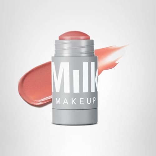Milk Makeup Lip + Cheek Stick – Buildable Cream Blush + Lip Color w/Hydrating Mango Butter + Avocado Oil for a Natural Flush – Long-Lasting, Multiuse, Vegan Formula – Werk (Dusty Rose), 0.21 oz - TrustMedUSA