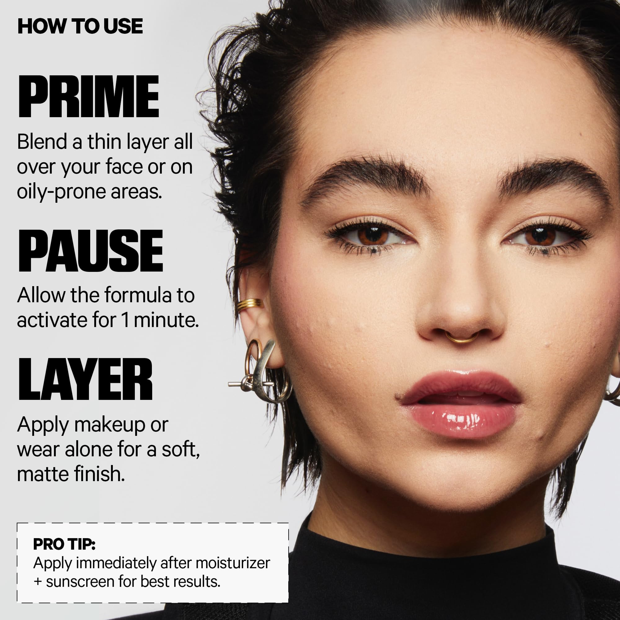 Milk Makeup Pore Eclipse Mattifying Primer – Blurs Pores, Controls Shine + Holds Makeup for Up to 12 Hours – Creates a Smooth, Even Base for a Soft, Long-Lasting Matte Finish – 0.68 oz - Maple Wellness Supplements
