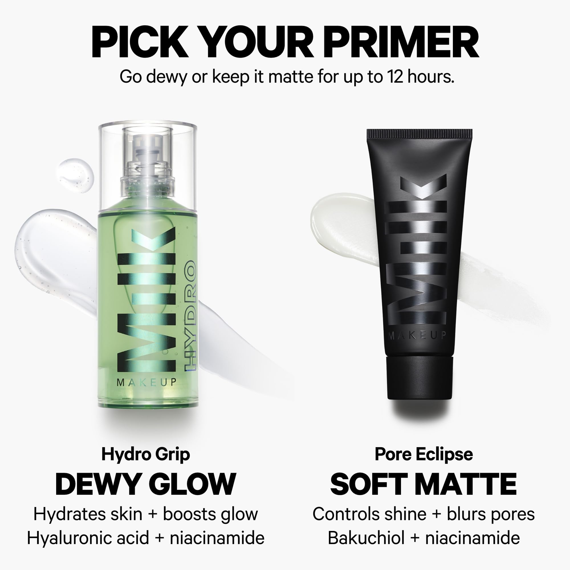 Milk Makeup Pore Eclipse Mattifying Primer – Blurs Pores, Controls Shine + Holds Makeup for Up to 12 Hours – Creates a Smooth, Even Base for a Soft, Long-Lasting Matte Finish – 0.68 oz - Maple Wellness Supplements