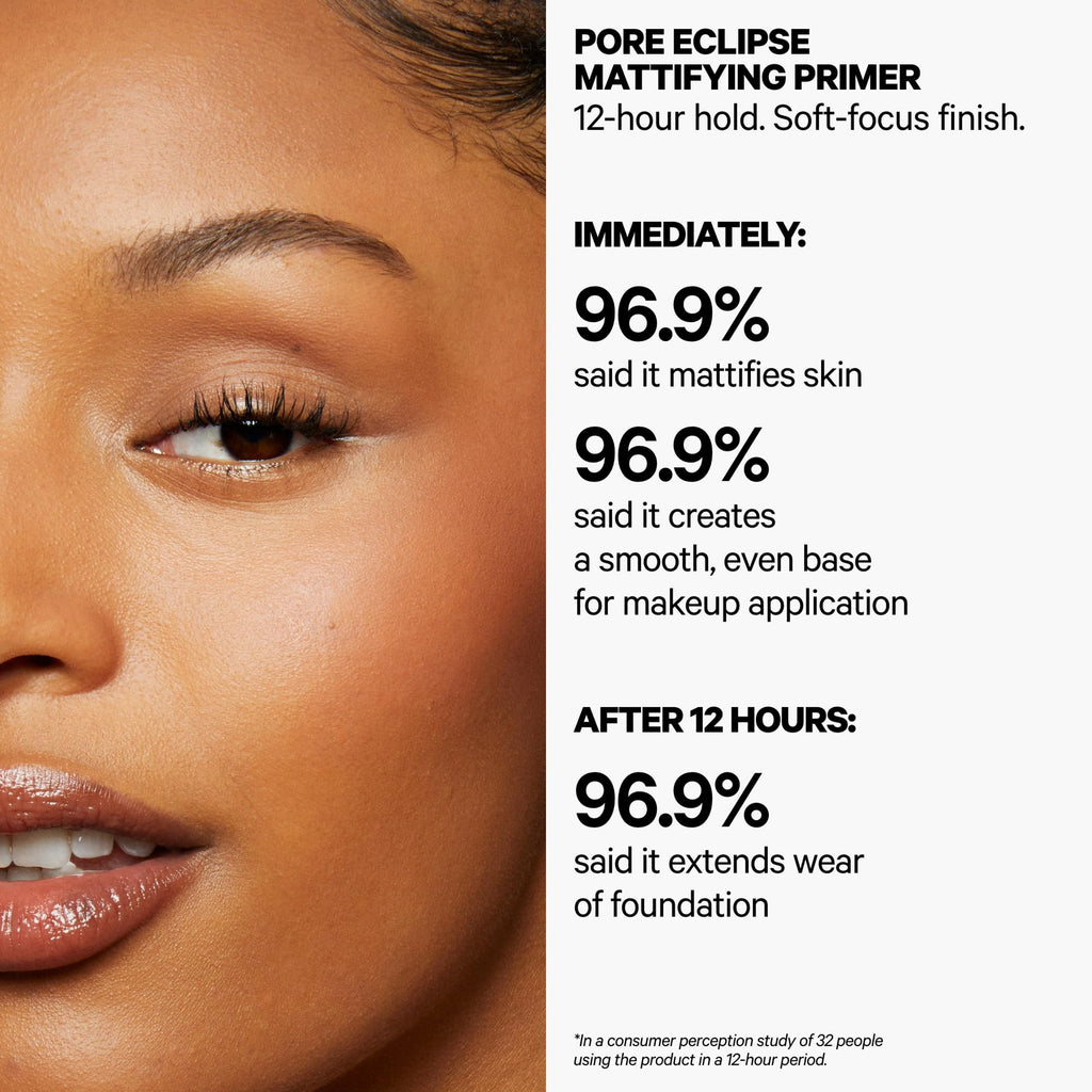 Milk Makeup Pore Eclipse Mattifying Primer – Blurs Pores, Controls Shine + Holds Makeup for Up to 12 Hours – Creates a Smooth, Even Base for a Soft, Long-Lasting Matte Finish – 0.68 oz - Maple Wellness Supplements