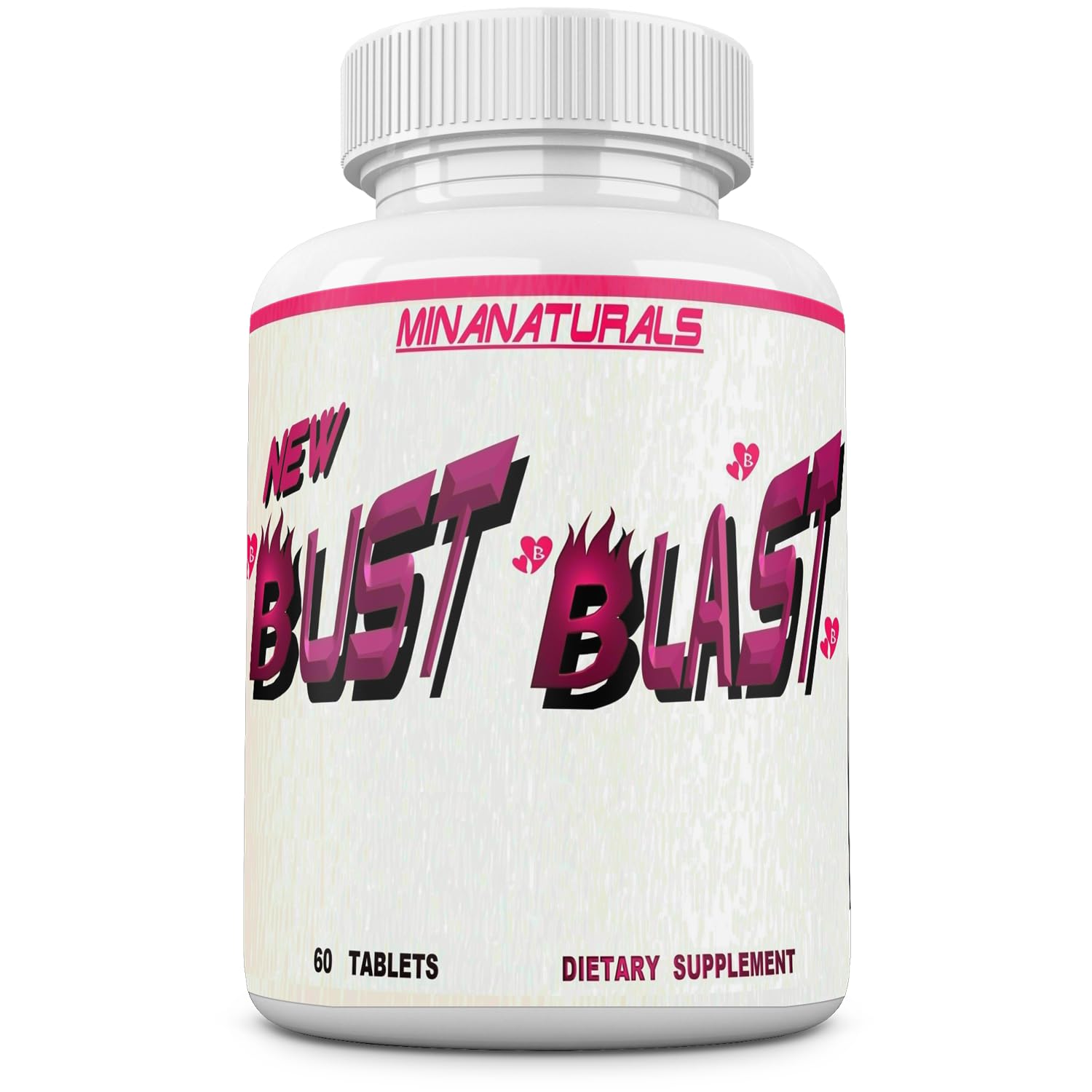 MINANATURALS Bust Blast Loaded Increase Breast Size Fast. Female Breast Enhancement - Bigger Boobs and Butt Pills. 60 Tablets - TrustMedUSA