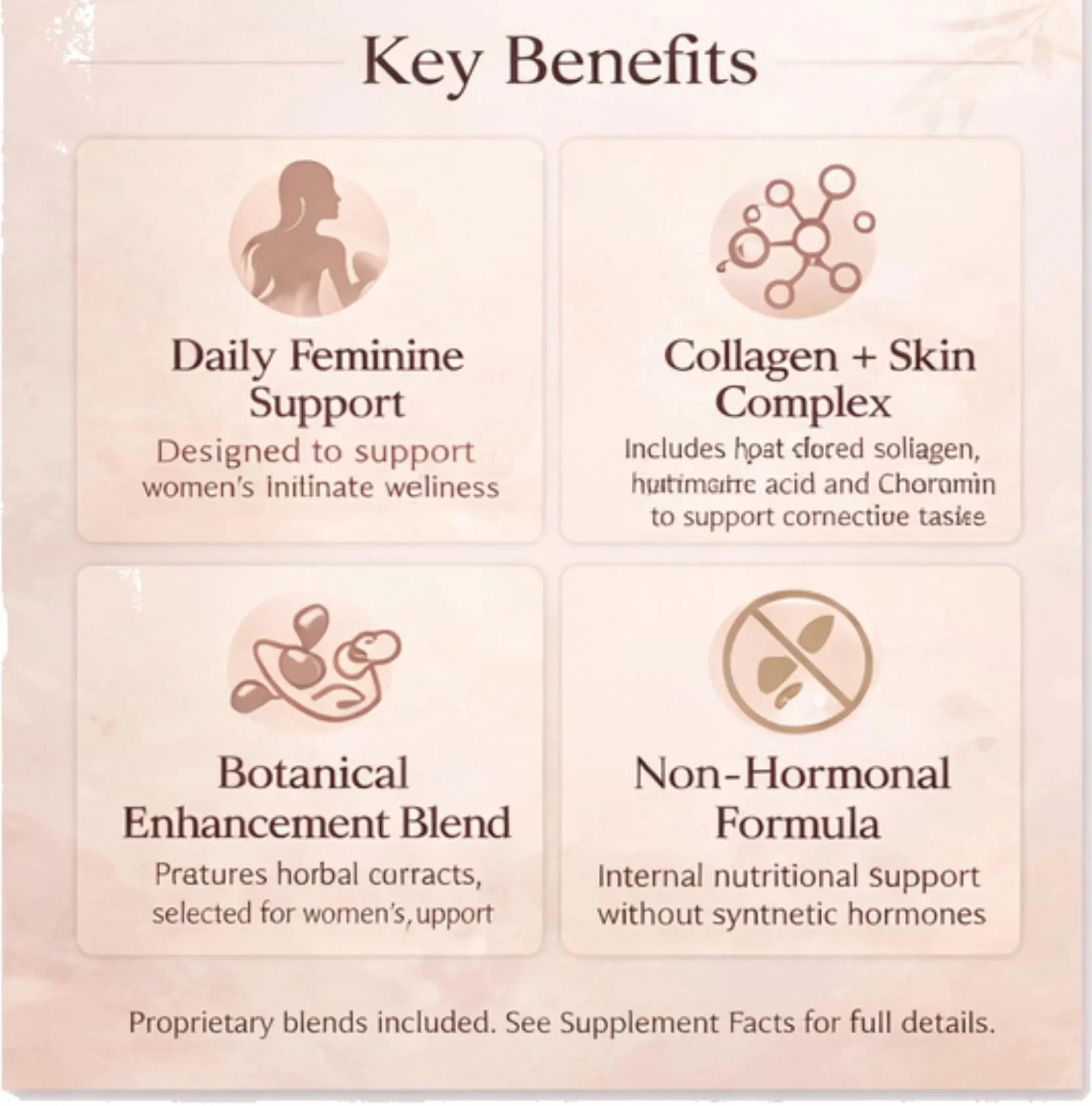 MINANATURALS VELVIRA Feminine Wellness Support Supplement for Women Herbal Rejuvenation Formula with Vitamins, Amino Acids & Collagen 30 Tablets - TrustMedUSA
