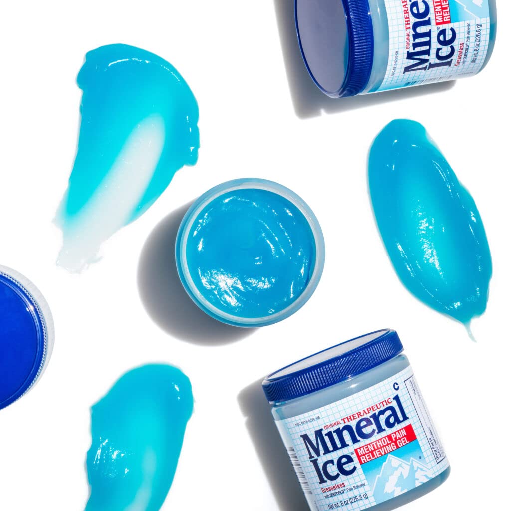 Mineral Ice Pain Relieving Gel - 8 oz, Pack of 4 - TrustMedUSA