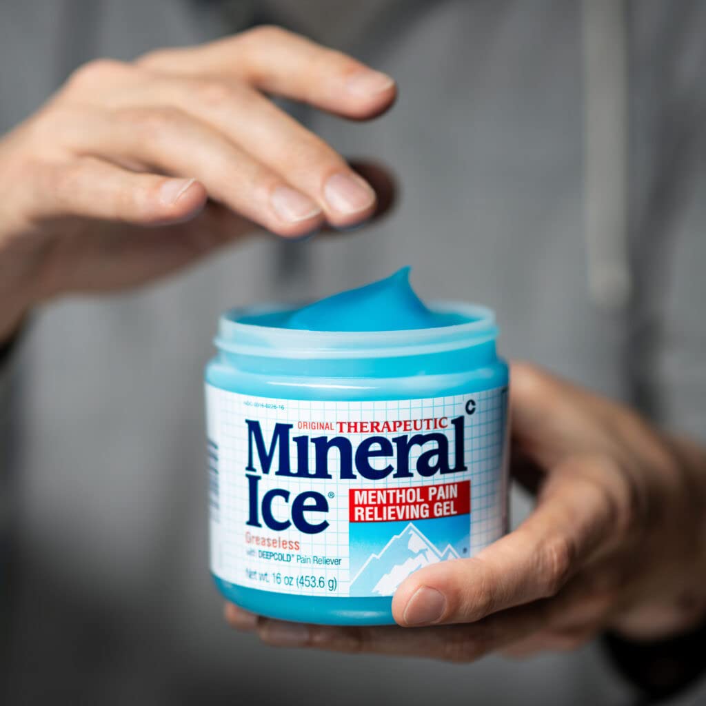 Mineral Ice Pain Relieving Gel - 8 oz, Pack of 4 - TrustMedUSA