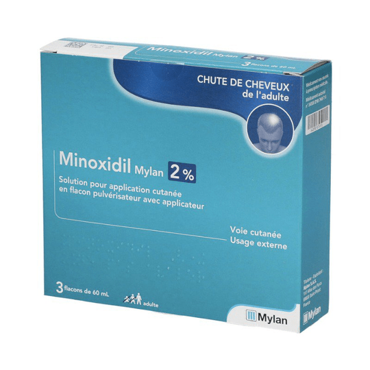 Minoxidil 2% hair loss 3x60ml - VIATRIS - TrustMedUSA