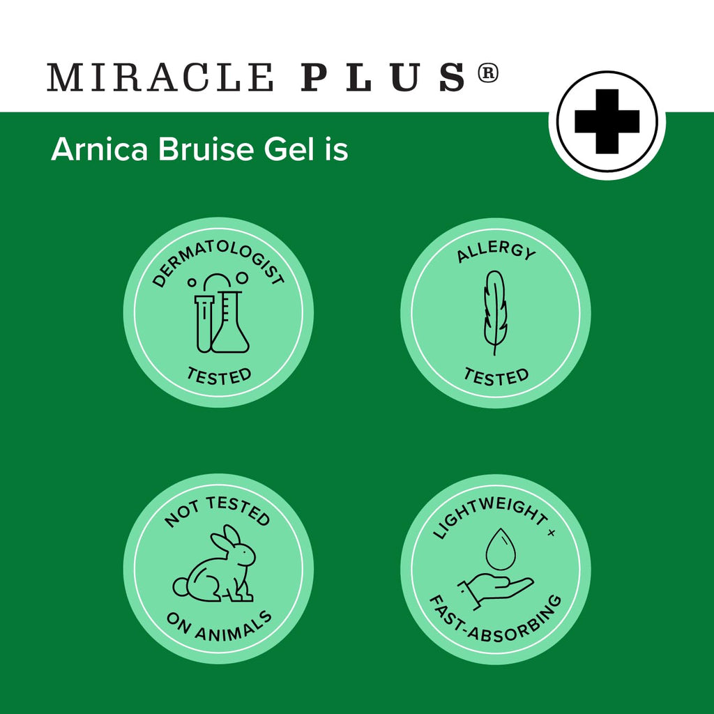 Miracle Plus Arnica Bruise Relief Gel + Magnesium Leg Relief Cream Bundle - TrustMedUSA