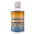 Miracles of Health Liquid Chelated Minerals - Organic Humic Fulvic Mineral Blend - 72+ Plant-Based Minerals, 20 Essential Amino Acids - 100% Natural - 1 Month Supply, 32 fl. oz - TrustMedUSA