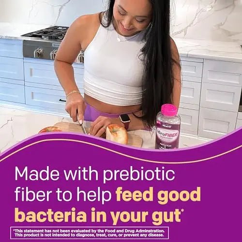 MiraLAX: MiraFIBER Gummies, 8g of Daily Prebiotic Fiber with B Vitamins to Support - TrustMedUSA