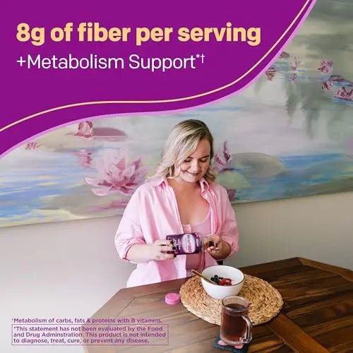 MiraLAX: MiraFIBER Gummies, 8g of Daily Prebiotic Fiber with B Vitamins to Support - TrustMedUSA