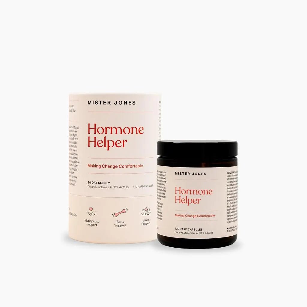 Mister Jones Hormone Helper – Women’s Daily Wellness Support – Adaptogenic & Nutrient Blend for Energy, Mood & Natural Vitality – Female Wellbeing Formula - TrustMedUSA