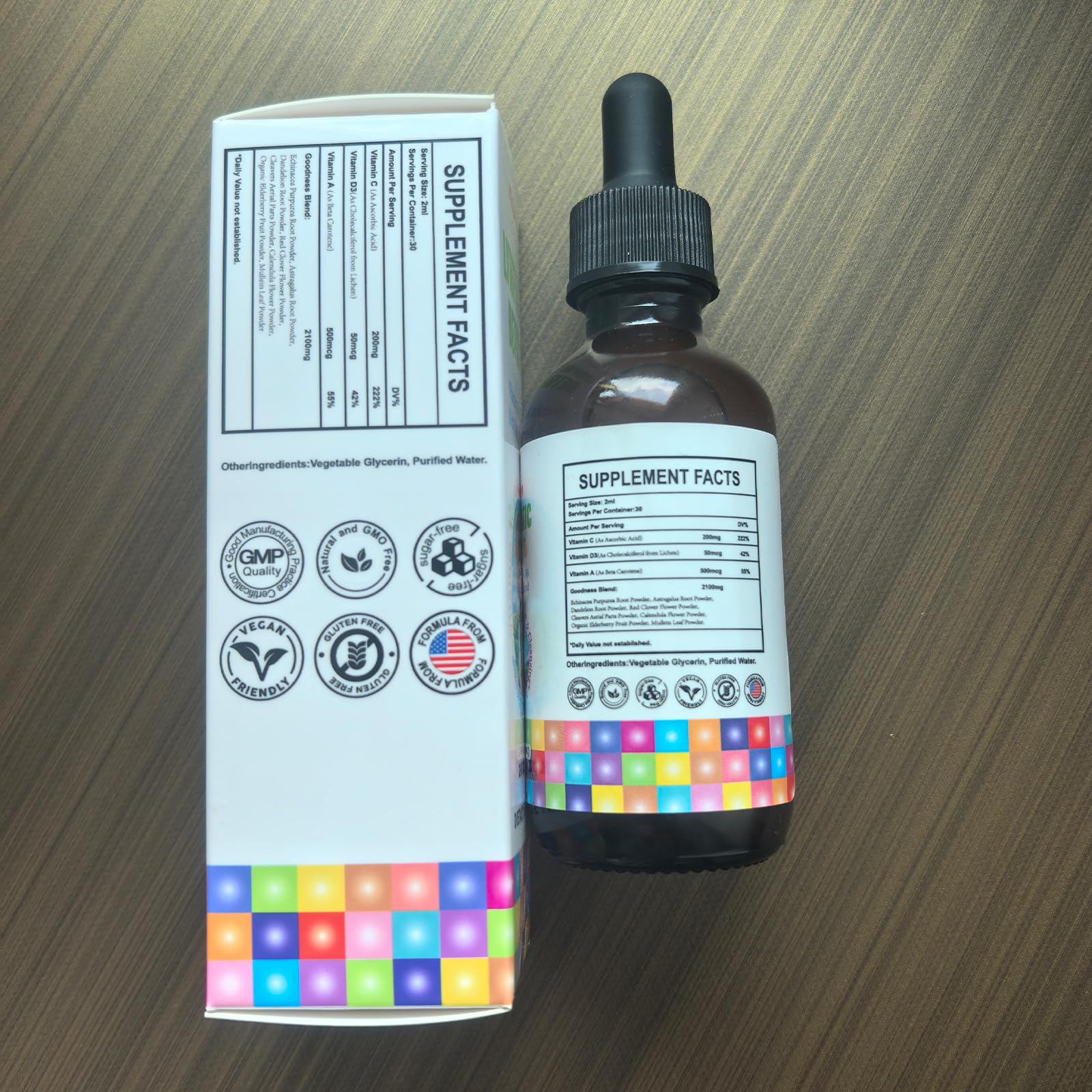 Misyvoing Liposomal Lymphatic Detox & Drainage Drops –Multivitamins A、C、D + Herbal Blend with Elderberry & Echinacea– Supports Lymphatic Drainage, Immune System & Detox - Maple Wellness Supplements