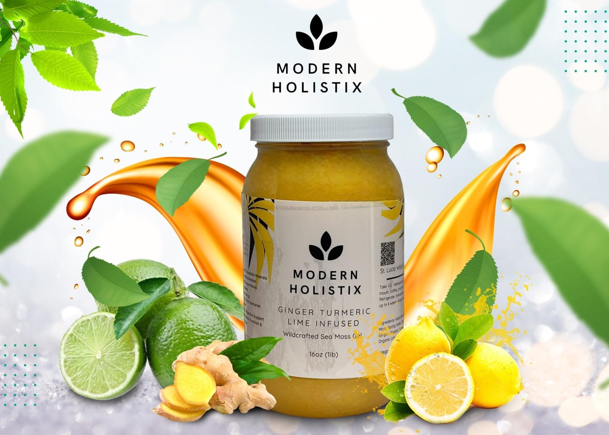 Modern Holistix Original Sea Moss Gel – 32oz Jar | Wildcrafted | All-Natural Superfood for Immunity, Energy & Gut Health - TrustMedUSA