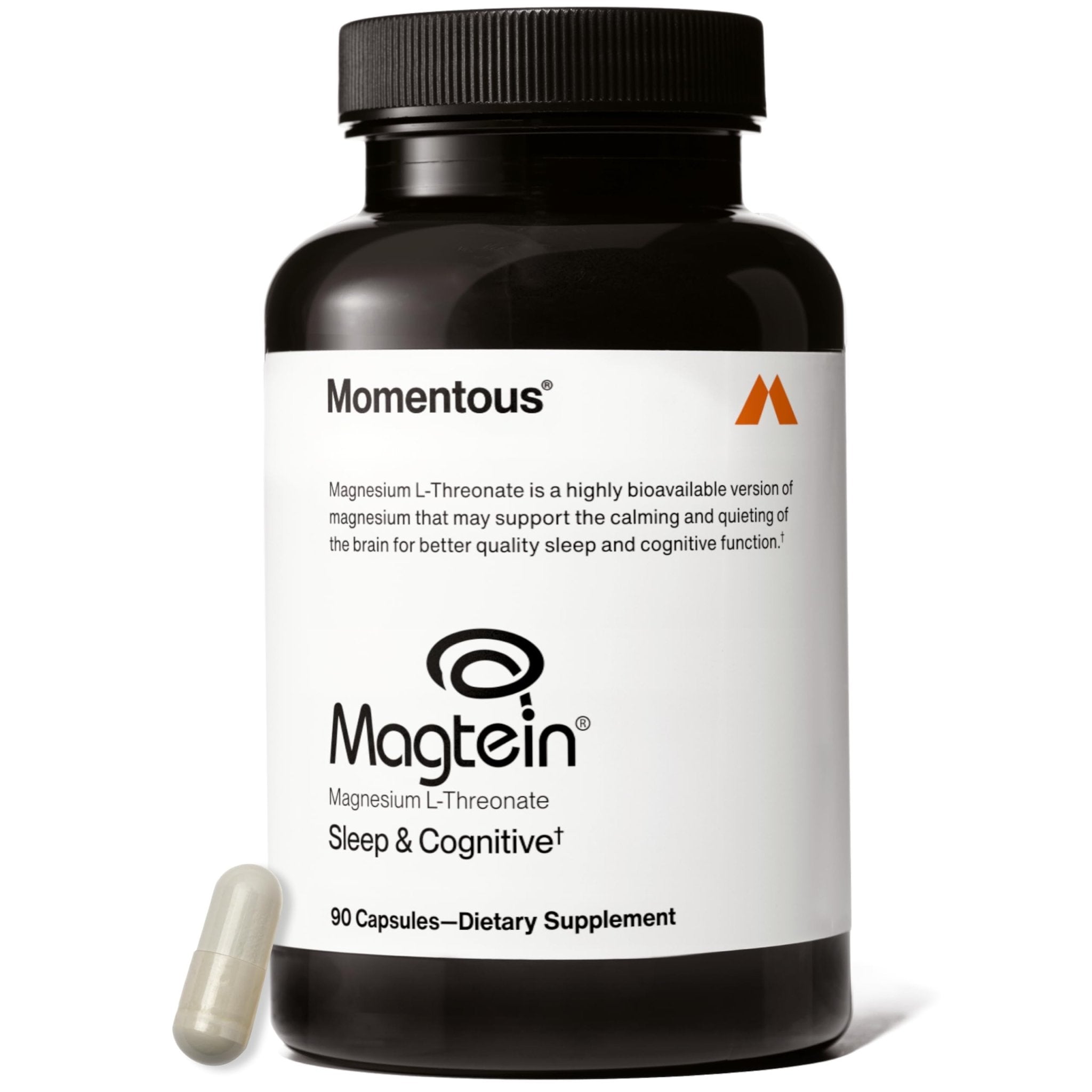 Momentous Magtein Magnesium L-Threonate - Brain & Rest Support Supplement - Boosts Cognitive Function & Sleep Quality - TrustMedUSA
