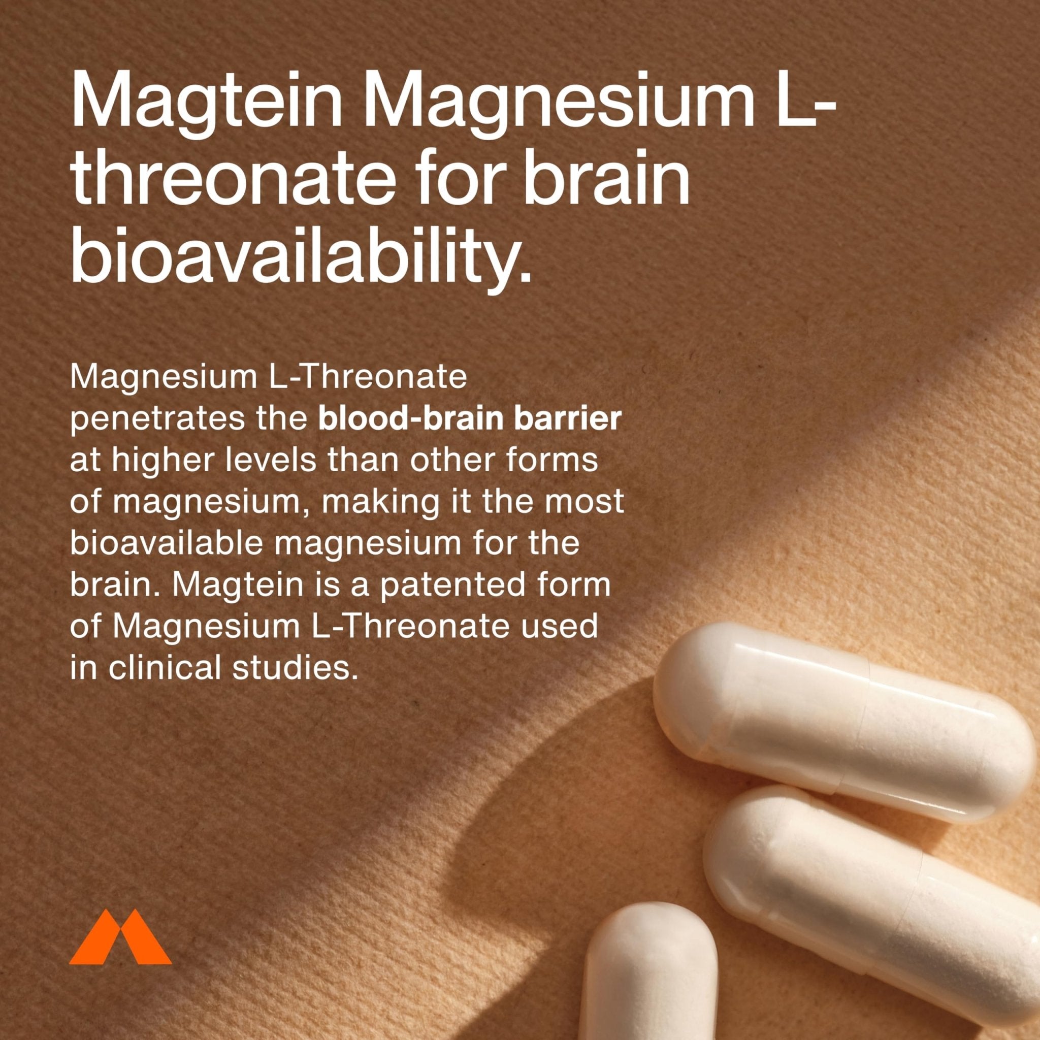 Momentous Magtein Magnesium L-Threonate - Brain & Rest Support Supplement - Boosts Cognitive Function & Sleep Quality - TrustMedUSA