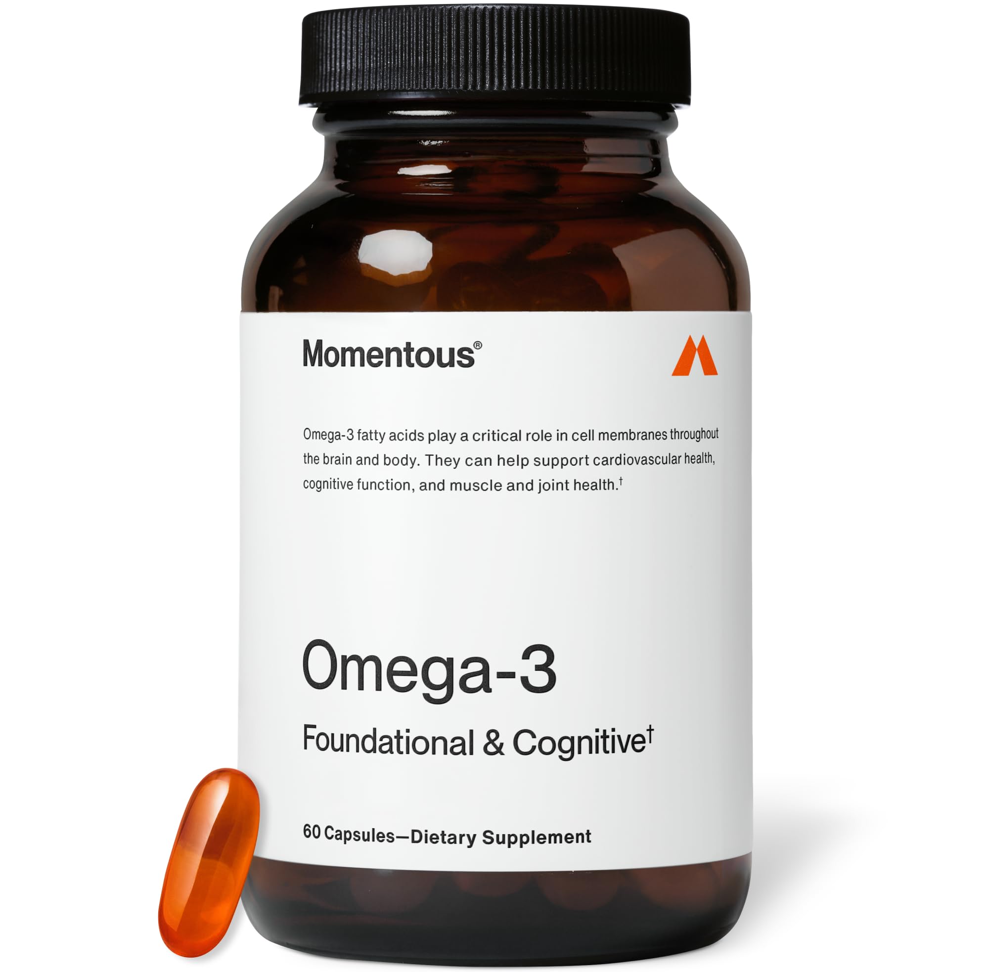 Momentous Omega-3 Fish Oil - High-Potency EPA & DHA Supplement for Men & Women - Supports Heart, Joint, & Brain Health - NSF Certified for Sport - TrustMedUSA