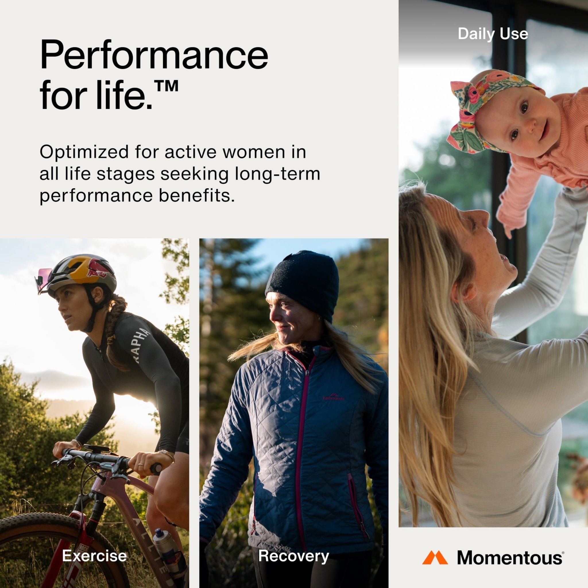 Momentous The Women's Three Bundle - Iron+, Calcium, & Vitamin D3 (2,000 IU) - 3 Critical Nutrients for All Women in 1 Daily Supplement System - NSF Certified for Sport - Gluten-Free - 60 Servings - TrustMedUSA