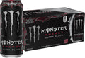 Monster Energy Ultra Black, Sugar Free Energy Drink, 16 Ounce (Pack of 15) - TrustMedUSA