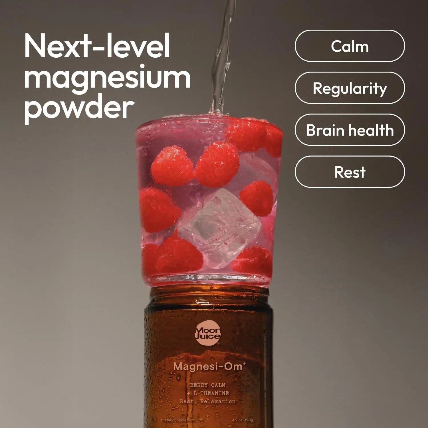 Moon Juice Magnesi-Om Magnesium Powder Supplement - Chelated Magnesium Complex + L-Theanine Blend for Rest, Relaxation & Regularity - TrustMedUSA