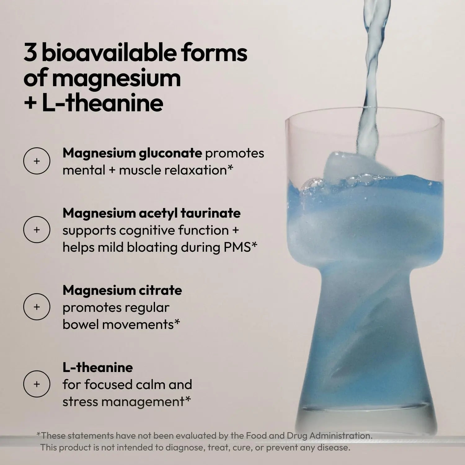 Moon Juice Magnesi-Om Magnesium Powder Supplement - Chelated Magnesium Complex + L-Theanine Blend for Rest, Relaxation & Regularity - Vegan, Non-GMO & No Sugar, Blue Lemon, 4.2 oz, 30 Servings - TrustMedUSA