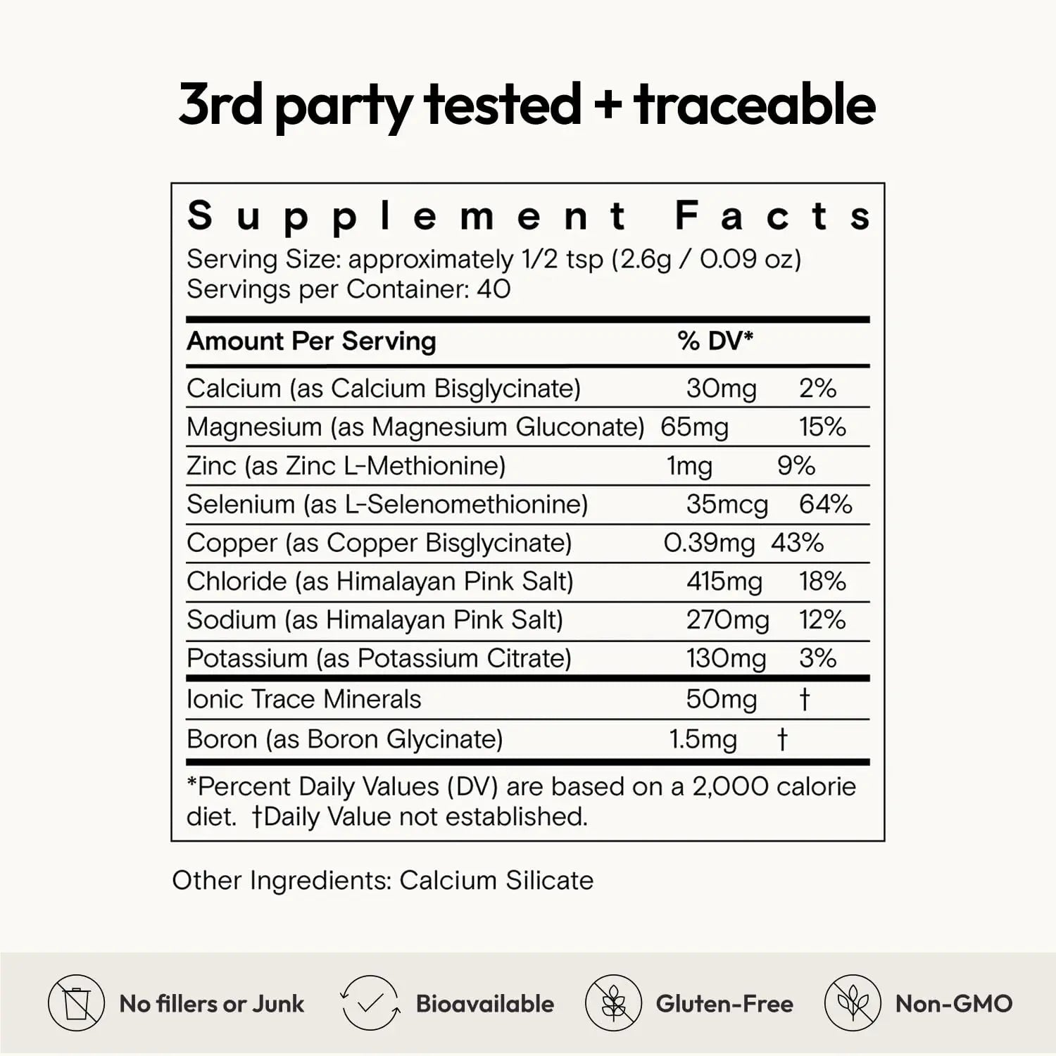 Moon Juice Mini Dew Electrolytes Powder - Sugar Free Minerals & Electrolyte Hydration Powder for Instant Hydration & Brain Support - Magnesium, Calcium, Potassium, Pink Salt, Unflavored, 30 Servings - TrustMedUSA