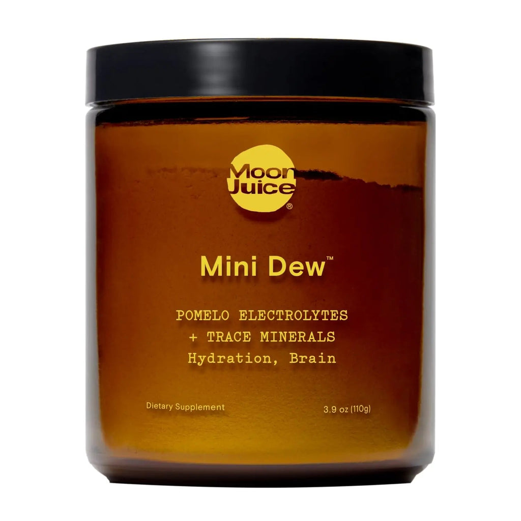 Moon Juice Mini Dew Electrolytes Powder - Sugar Free Minerals & Electrolyte Hydration Powder for Instant Hydration & Brain Support - Magnesium, Calcium, Potassium, Pink Salt, Pomelo, 30 Servings - TrustMedUSA