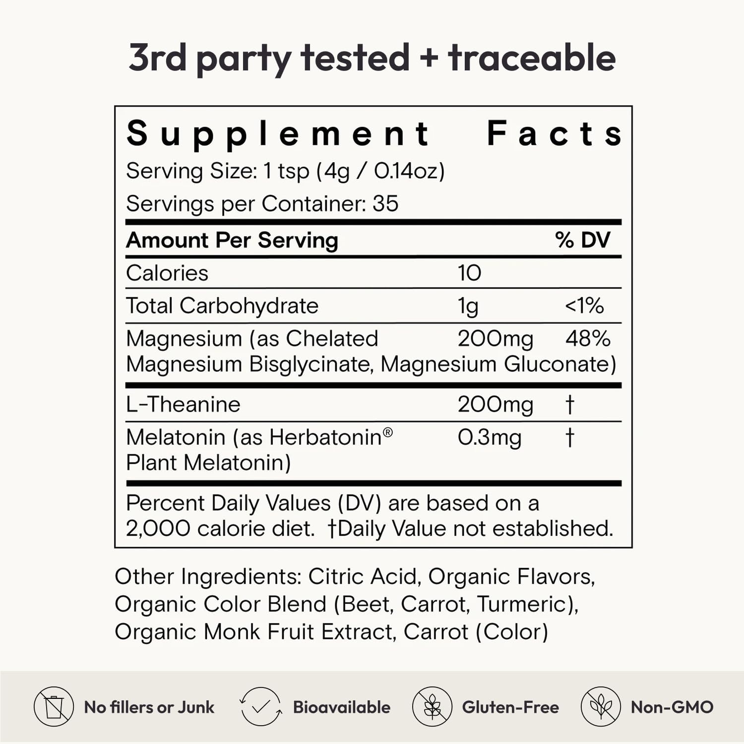 Moon Juice Sleepy Magnesi-Om - Sleep Supplement Powder with Magnesium Glycinate, L-Theanine & Plant-Based Melatonin, Sugar-Free Bedtime Drink Mix for Deep Sleep w/o Grogginess, Cherry, 35 Servings - TrustMedUSA