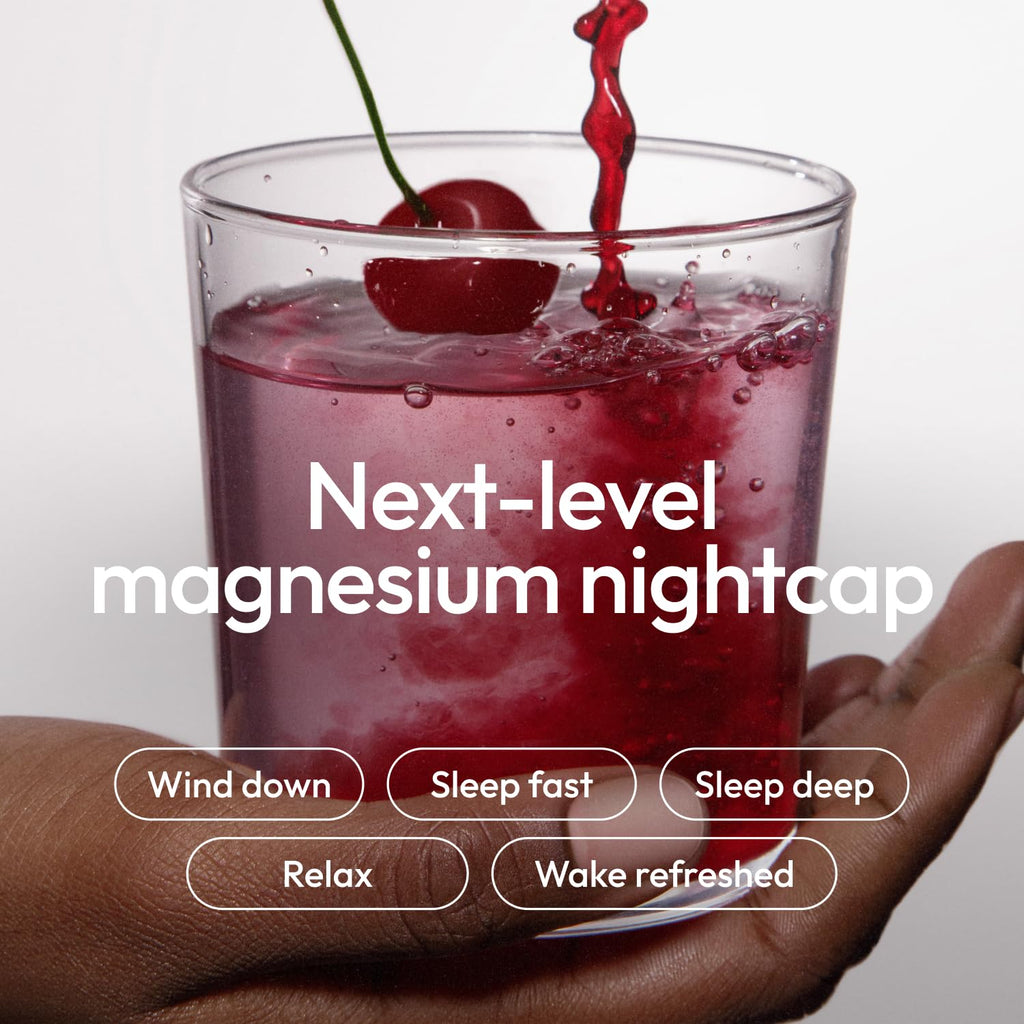 Moon Juice Sleepy Magnesi-Om - Sleep Supplement Powder with Magnesium Glycinate, L-Theanine & Plant-Based Melatonin, Sugar-Free Bedtime Drink Mix for Deep Sleep w/o Grogginess, Cherry, 35 Servings - TrustMedUSA