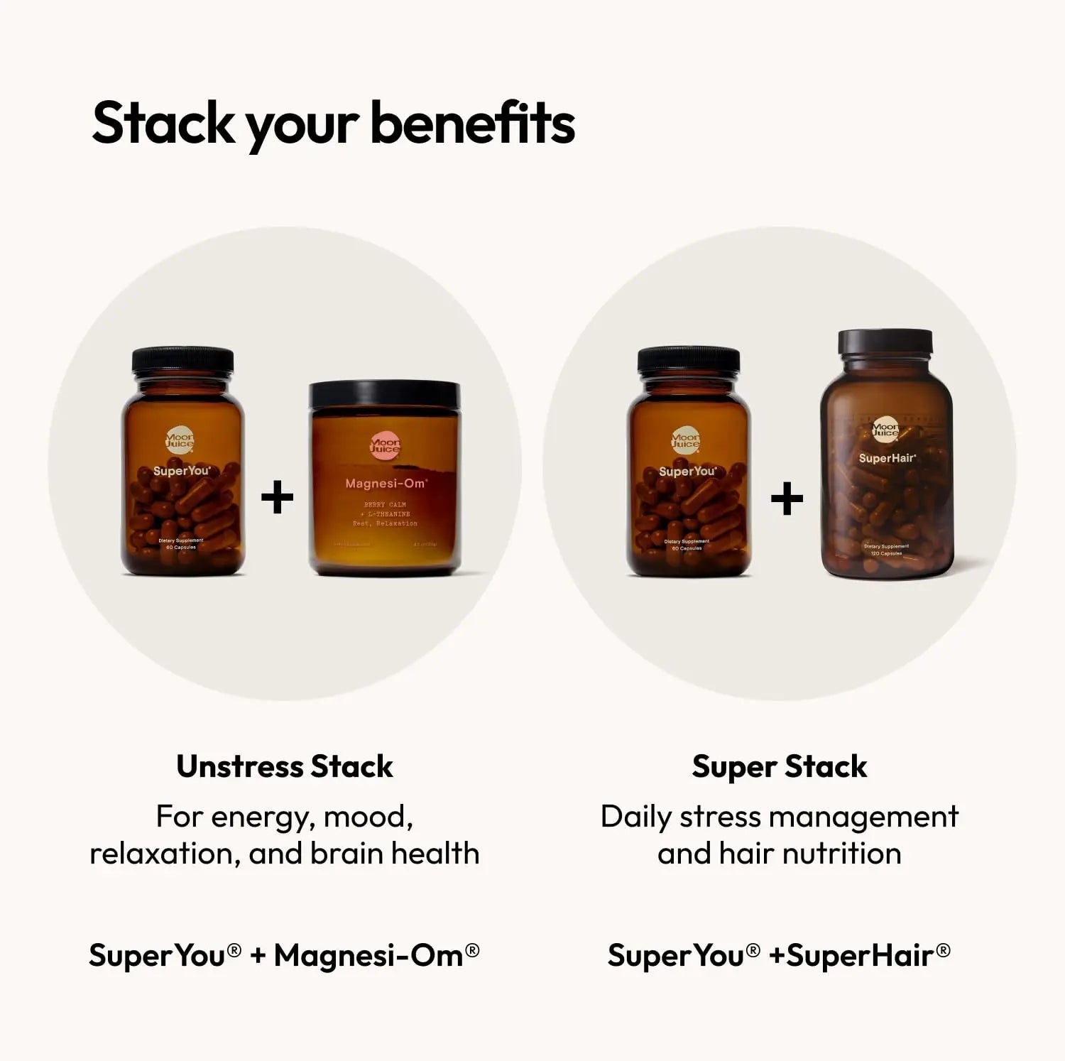 Moon Juice SuperYou Ashwagandha Supplements with Rhodiola, Shatavari & Amla - Cortisol Reducer for Energy, Mood, Focus and Stress Support, Vegan, Non-GMO & 100% Traceable, 60 Capsules, 30 Servings - TrustMedUSA