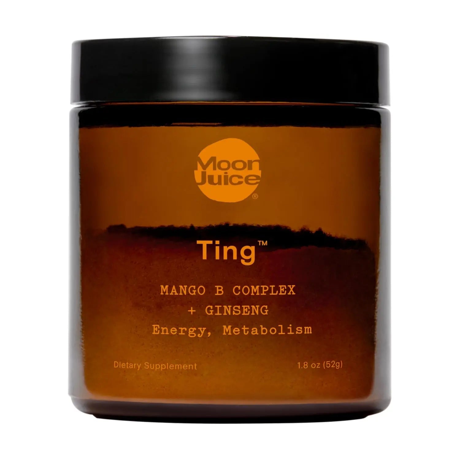 Moon Juice Ting - Vitamin B Complex Powder Supplement - Methylated B12, Folate, Ginseng, L-Glutamine & B Vitamins, Caffeine Free Energy & Digestion Support, Sugar Free, Mango, 1.8 oz, 25 Servings - TrustMedUSA